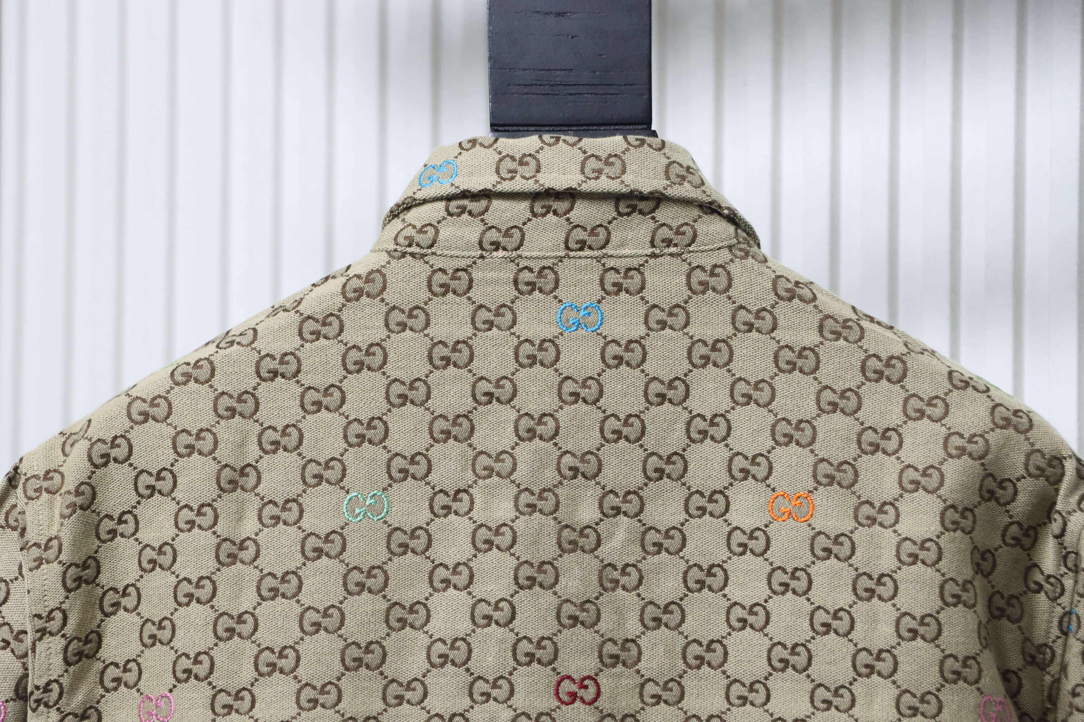 GUCCI Jacquard Embroidery Allover Print Jacket