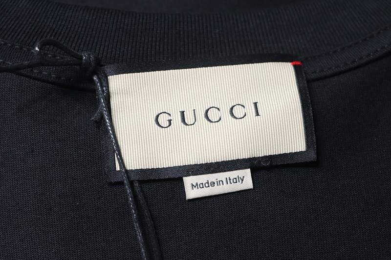 GUCCI Letter Embroidery Logo Graphic Pink Short Sleeve T-Shirt Style 2