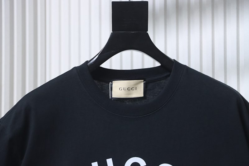 GUCCI Letter Print Logo Short Sleeve T-Shirt Style 1