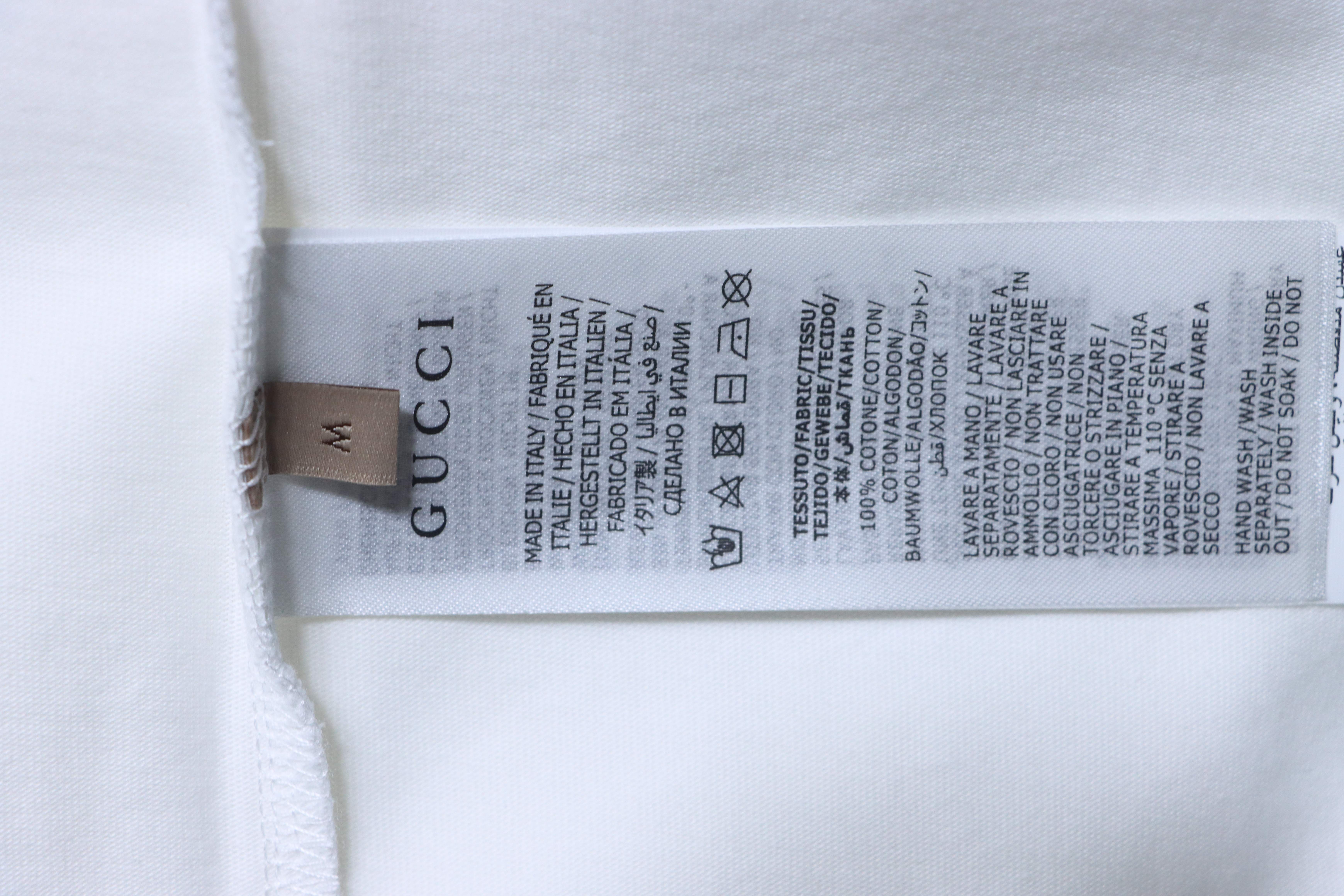 GUCCI Letter Print Short Sleeve T-Shirt