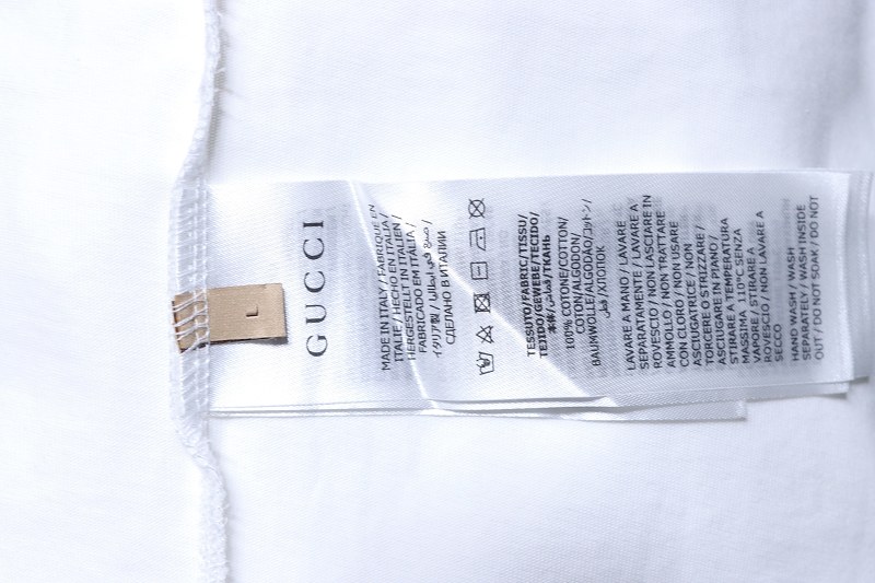 GUCCI Logo Embroidery Short Sleeve T-Shirt Style 1