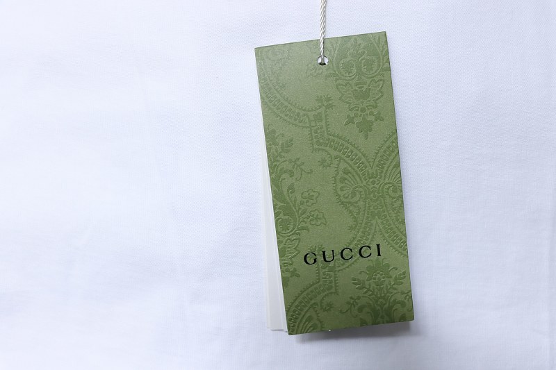 GUCCI Logo Embroidery Short Sleeve T-Shirt Style 1