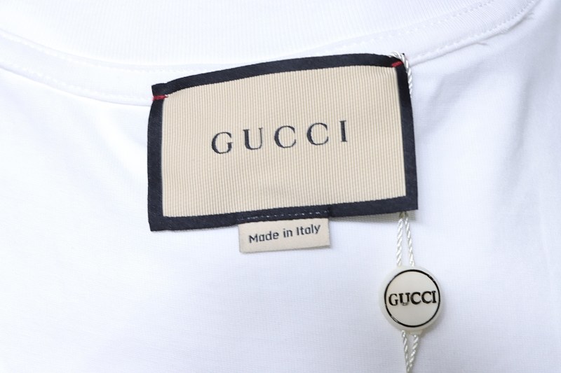 GUCCI Logo Embroidery Short Sleeve T-Shirt Style 1