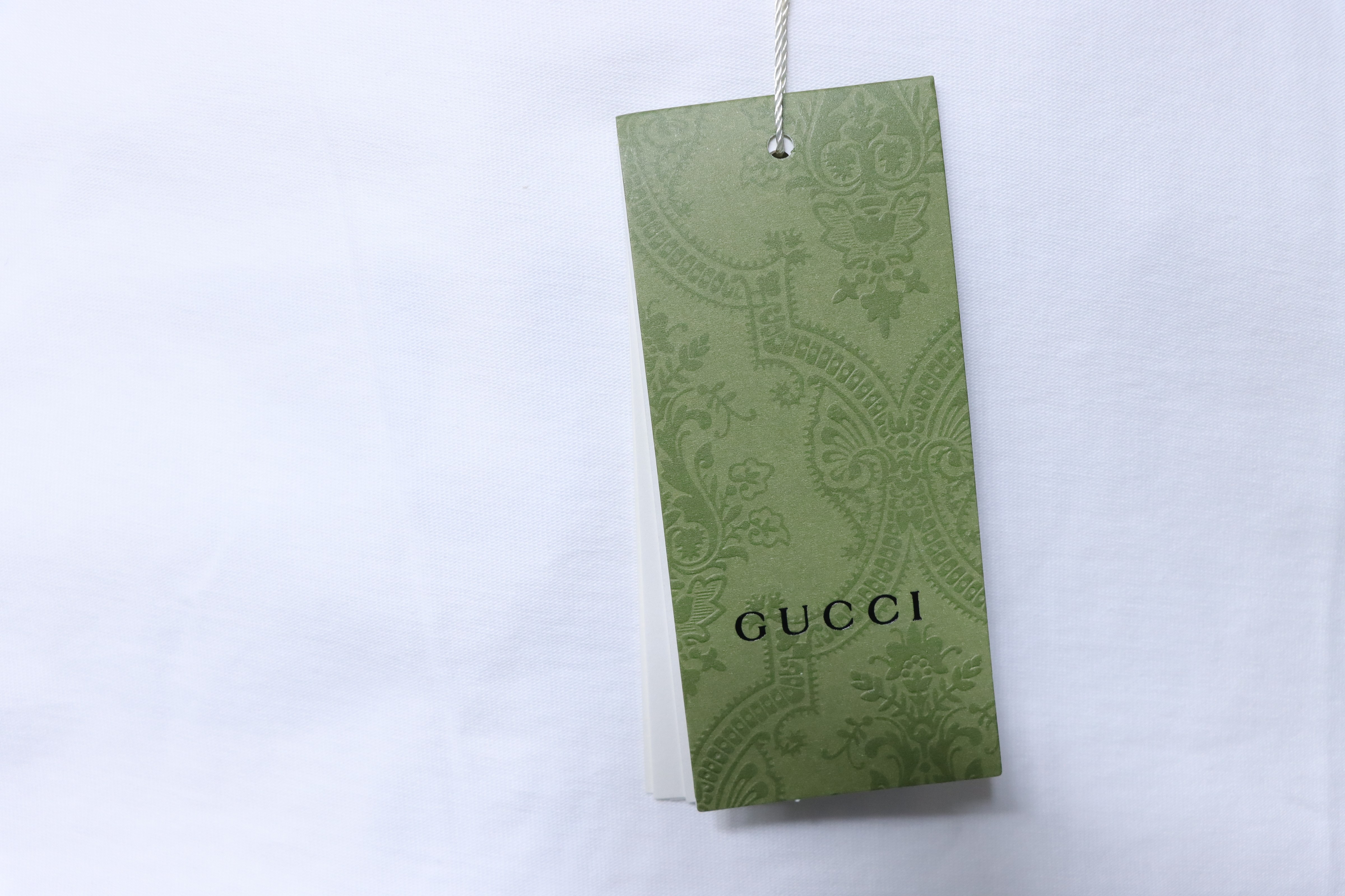 GUCCI Logo Embroidery Short Sleeve T-Shirt Style 1