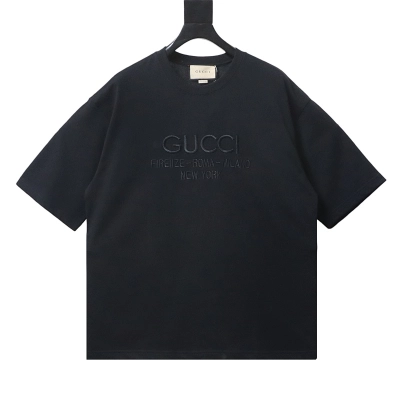 GUCCI Logo Embroidery Short Sleeve T-Shirt Style 2 01