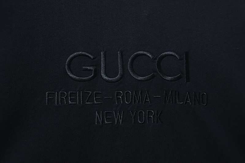 GUCCI Logo Embroidery Short Sleeve T-Shirt Style 2