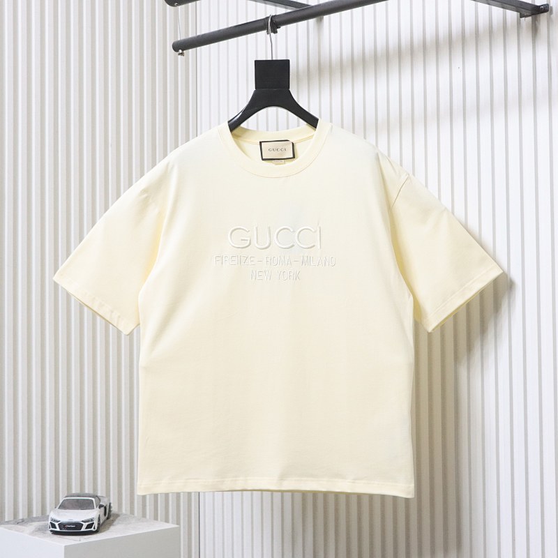 GUCCI Logo Embroidery Short Sleeve T-Shirt Style 3