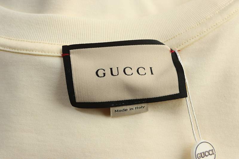 GUCCI Logo Embroidery Short Sleeve T-Shirt Style 3