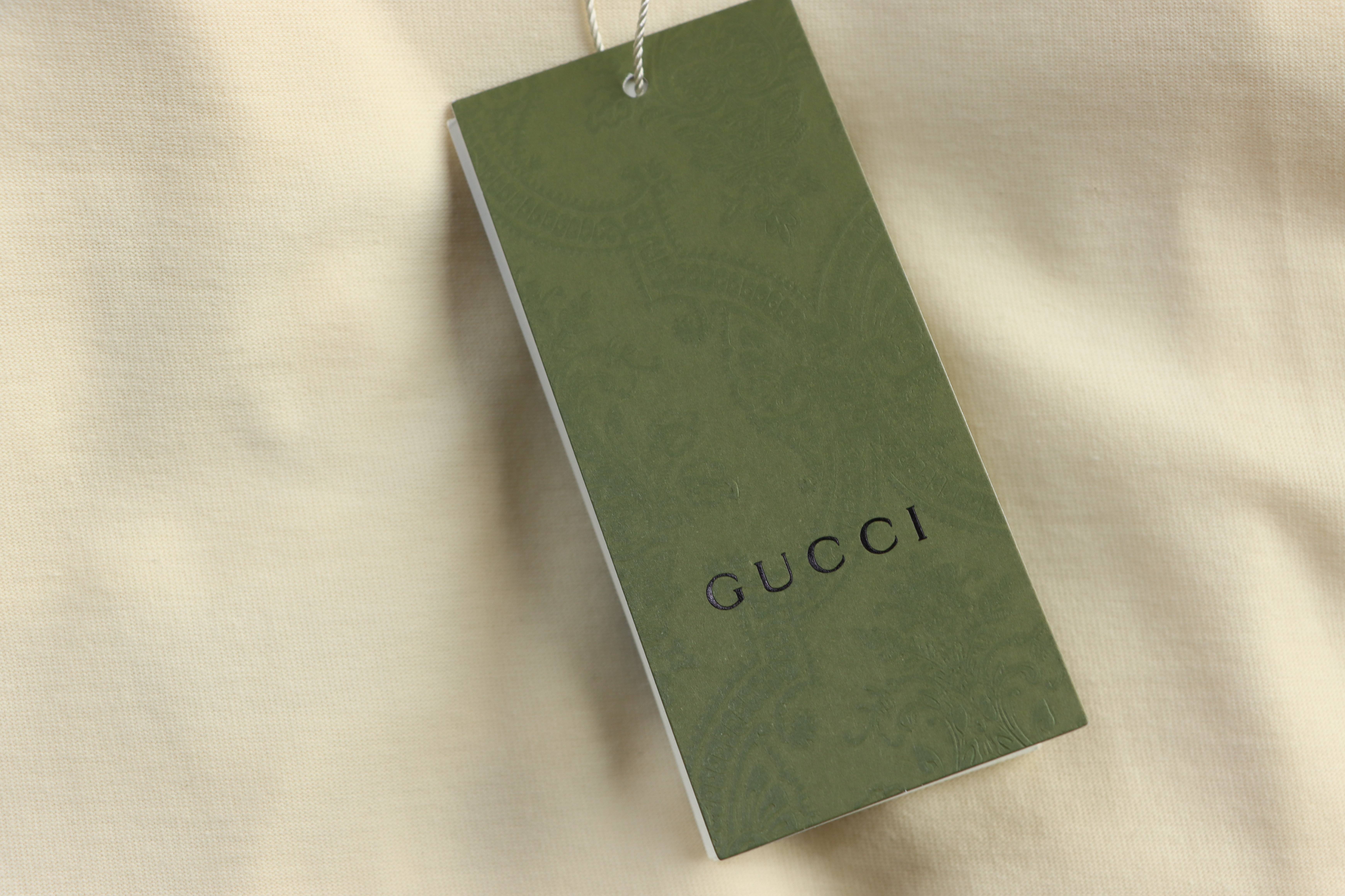 GUCCI Logo Embroidery Short Sleeve T-Shirt Style 3