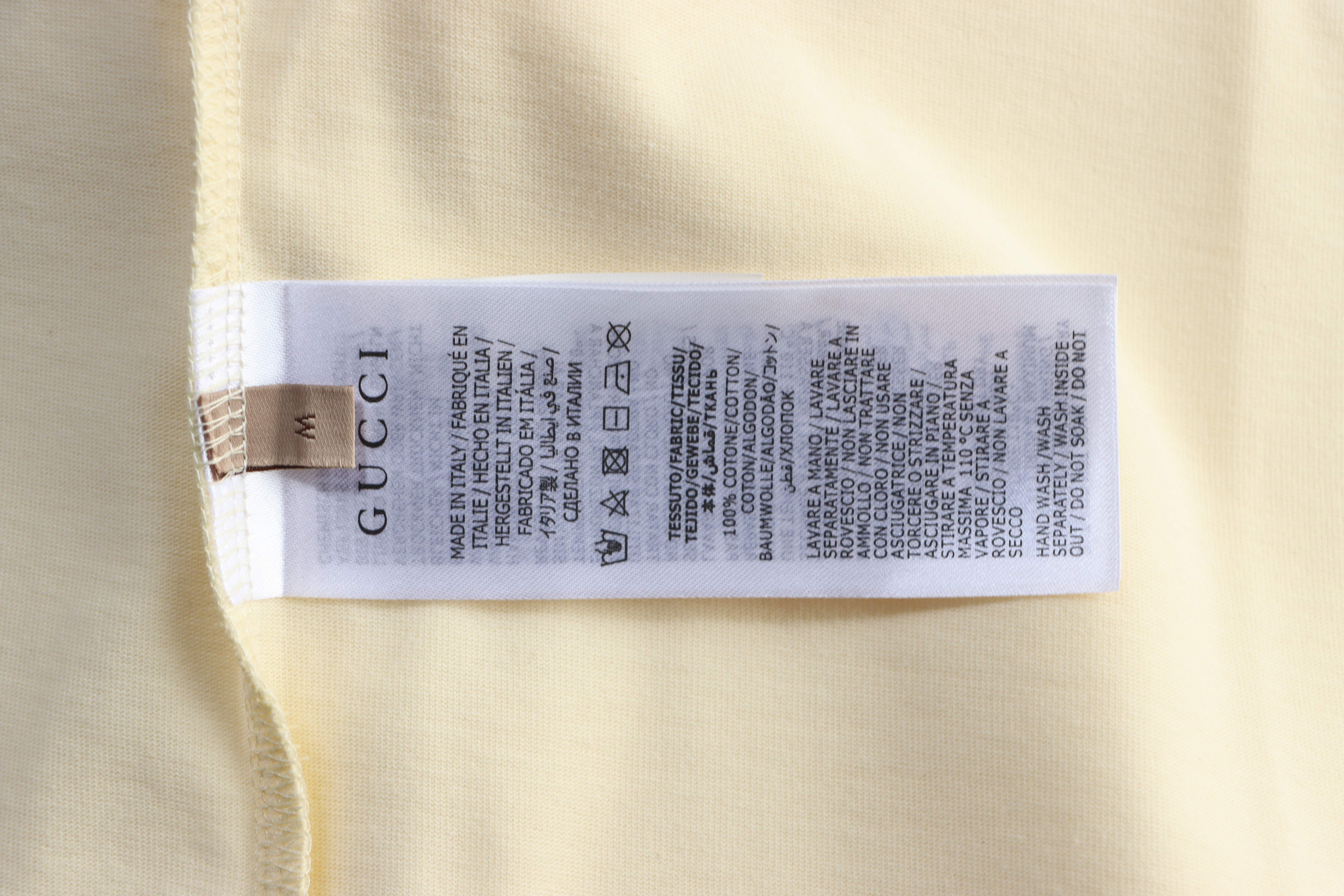 GUCCI Logo Embroidery Short Sleeve T-Shirt Style 3
