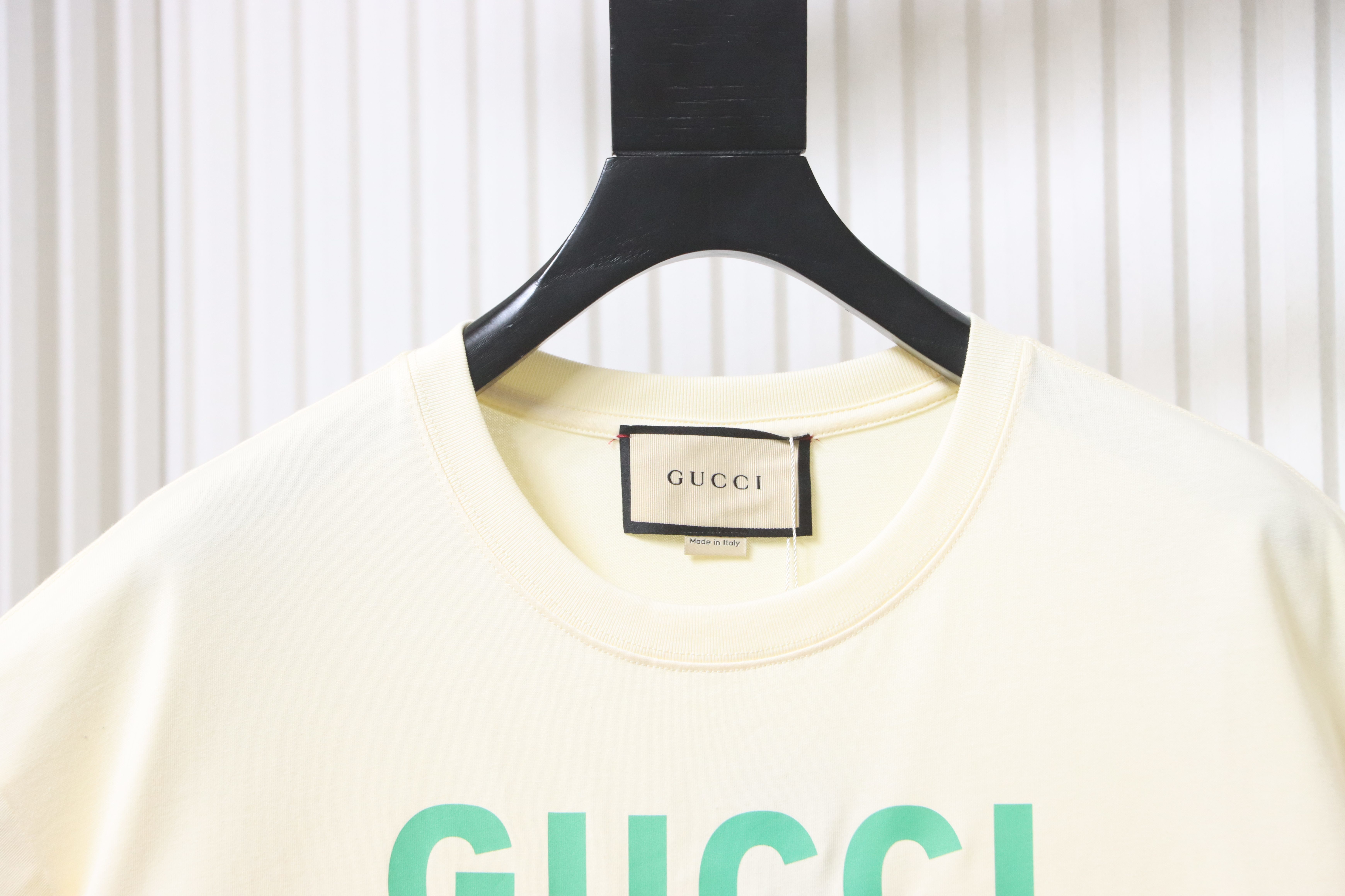 GUCCI Monogram Patch Bear Embroidery Short Sleeve T-Shirt Style 1