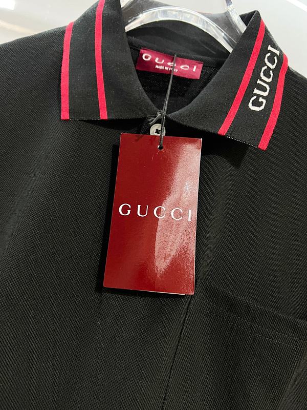 GUCCI Pocket Monogram Patch Short Sleeve T-Shirt Style 3