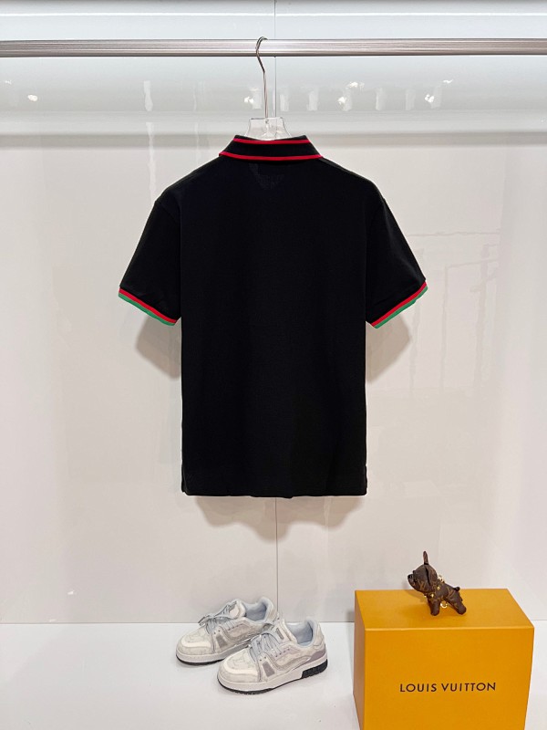 GUCCI Pocket Monogram Patch Short Sleeve T-Shirt Style 3