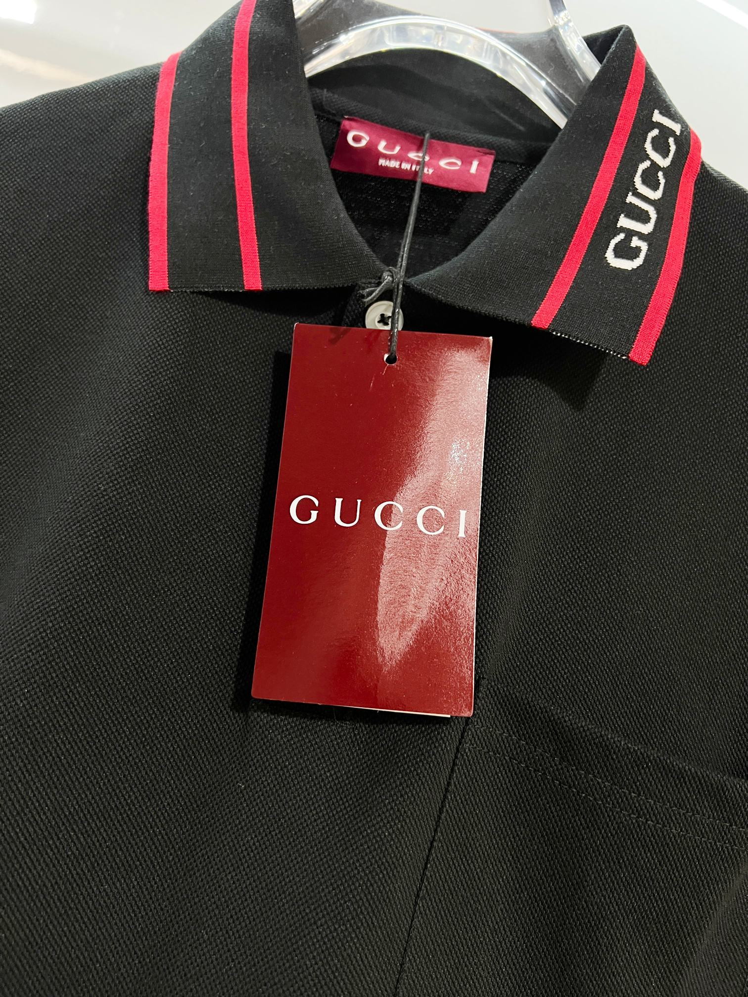 GUCCI Pocket Monogram Patch Short Sleeve T-Shirt Style 3