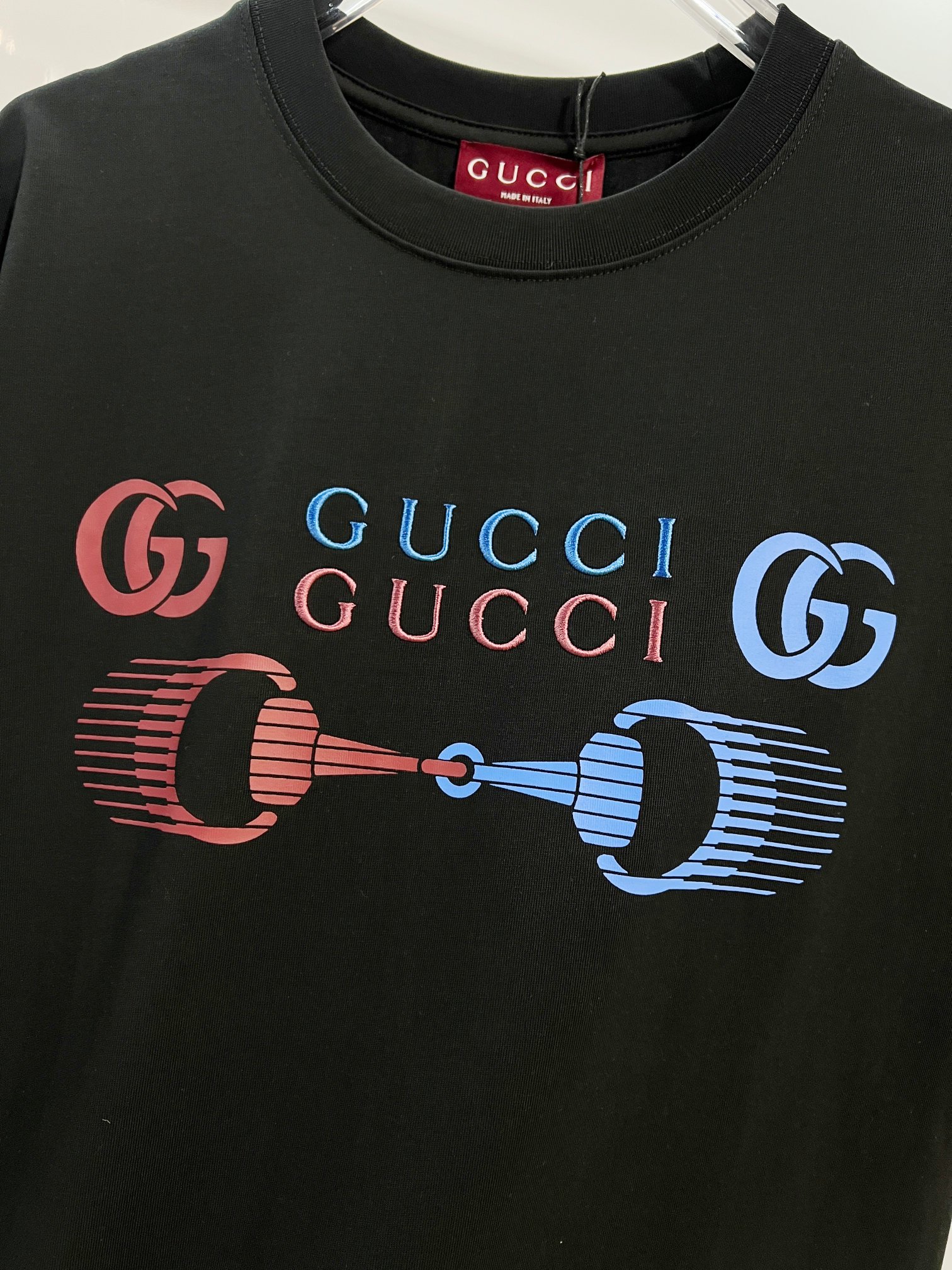 GUCCI Pocket Monogram Patch Short Sleeve T-Shirt Style 4