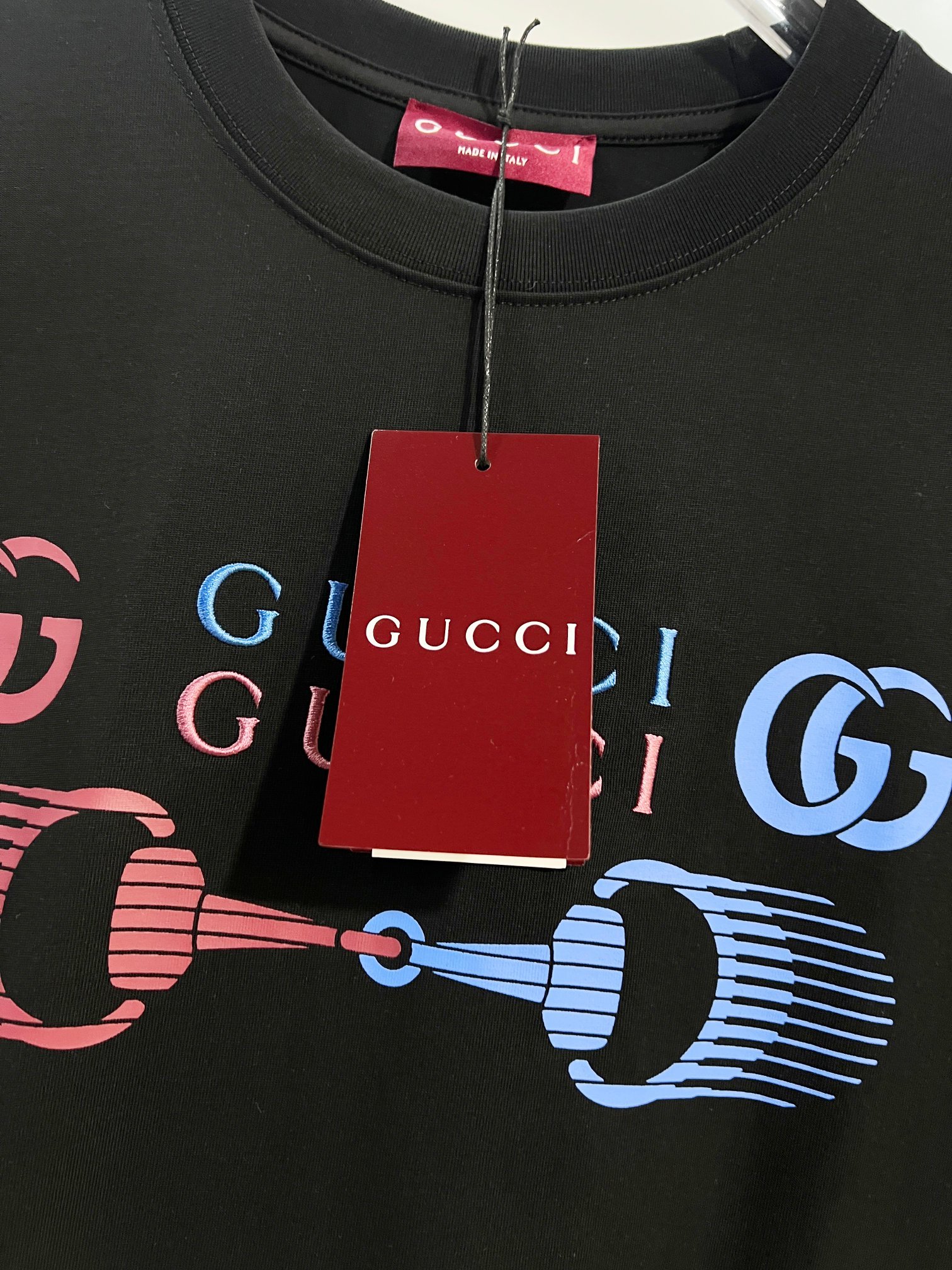 GUCCI Pocket Monogram Patch Short Sleeve T-Shirt Style 4