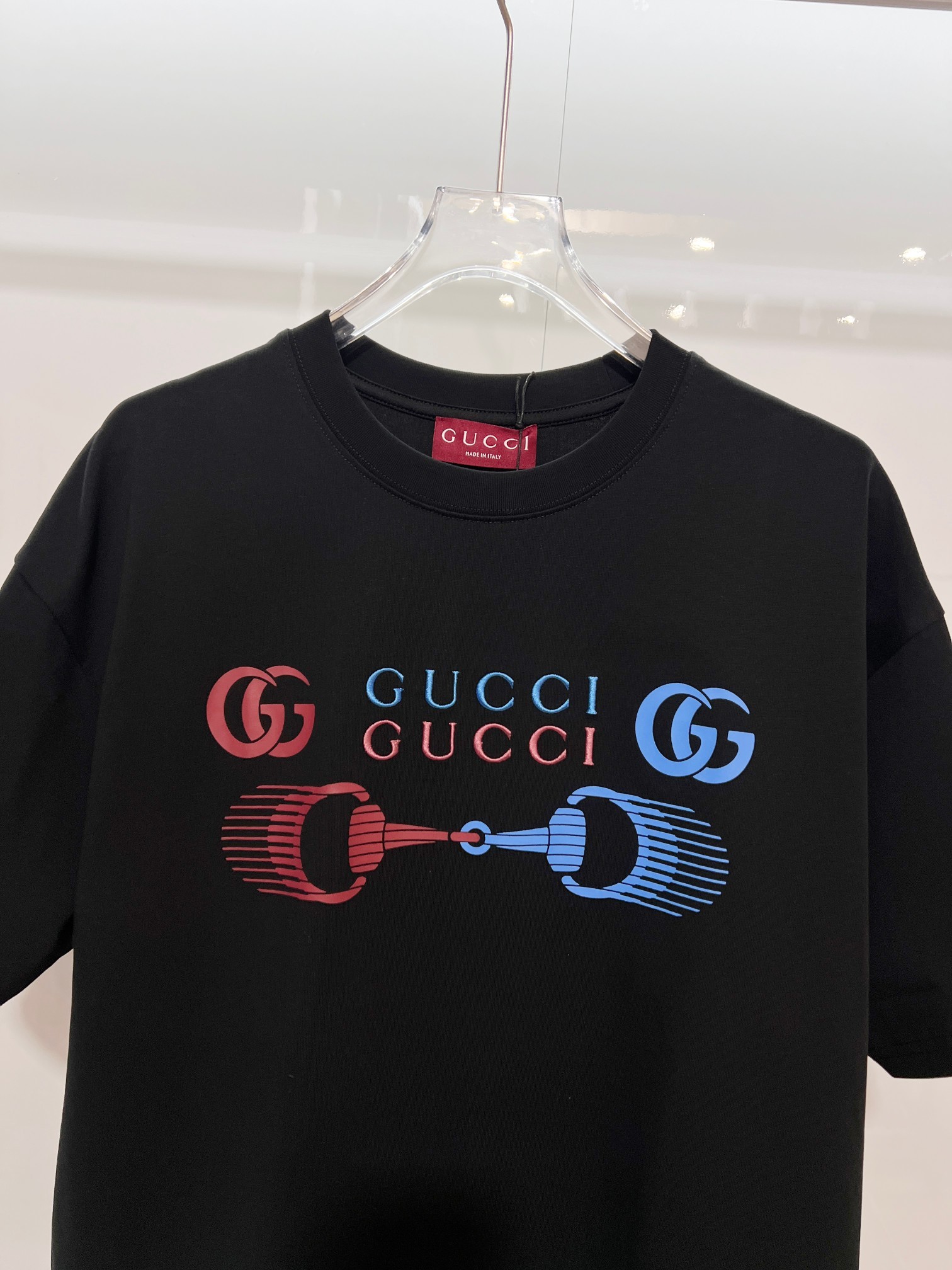 GUCCI Pocket Monogram Patch Short Sleeve T-Shirt Style 4