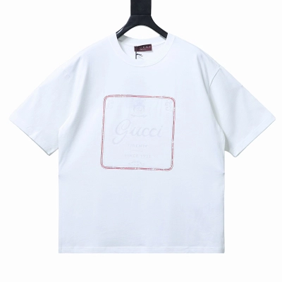 GUCCI Print Short Sleeve T-Shirt 01