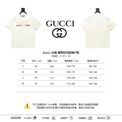 GUCCI Print Short Sleeve T-Shirt Style 1 02