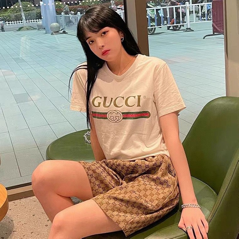 GUCCI Print Short Sleeve T-Shirt Style 1