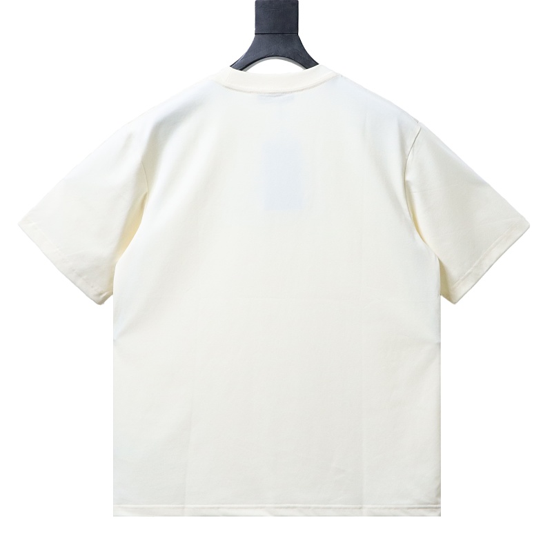 GUCCI Red Green Spliced Embroidery Short Sleeve T-Shirt Style 1