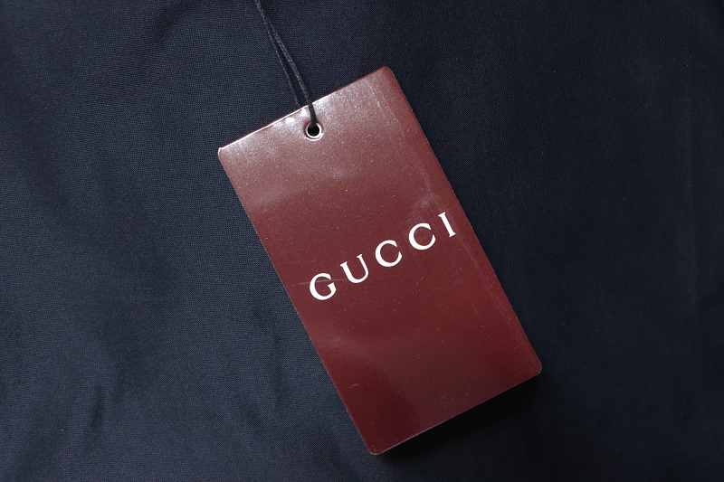 GUCCI Red Green Spliced Embroidery Short Sleeve T-Shirt Style 2