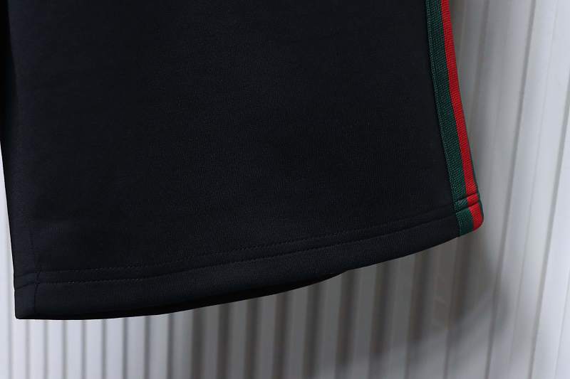 GUCCI Side Webbing Patch Logo Embroidery Shorts Set Style 1