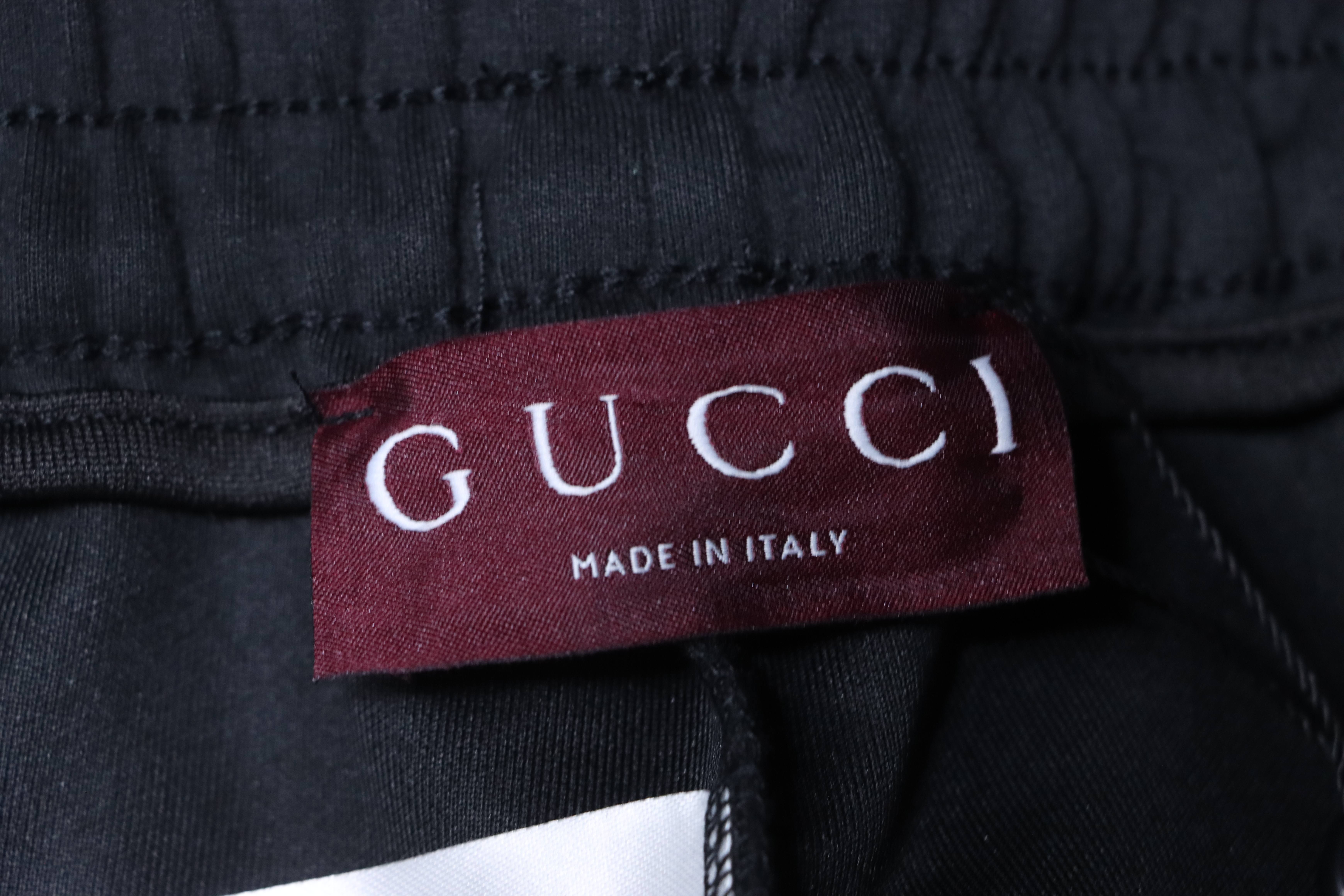 GUCCI Side Webbing Patch Logo Embroidery Shorts Set Style 1