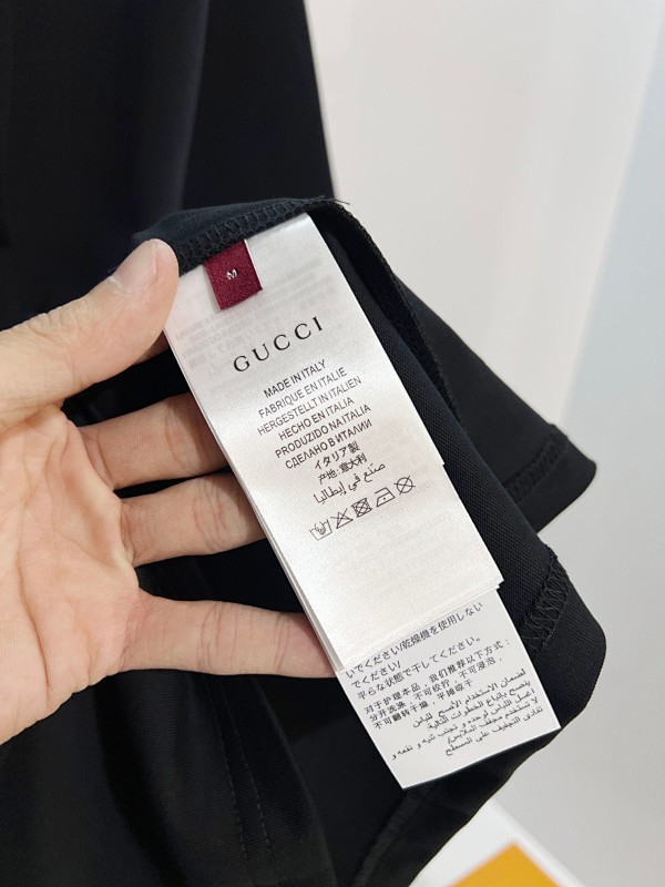 GUCCI Side Webbing Patch Logo Embroidery Shorts Set Style 2