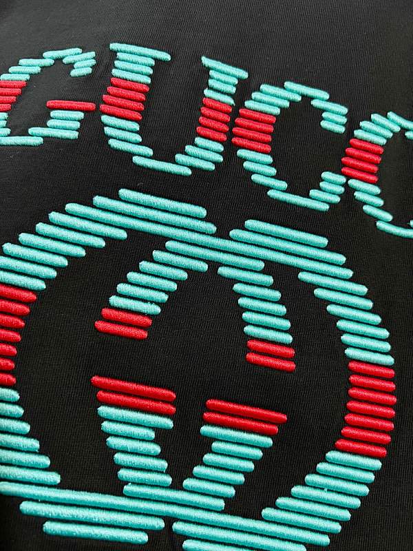 GUCCI Side Webbing Patch Logo Embroidery Shorts Set Style 2