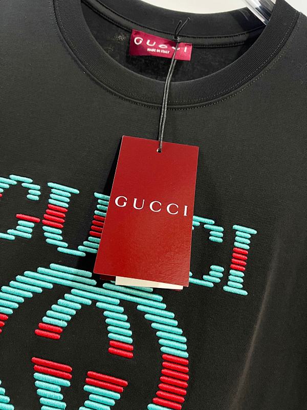 GUCCI Side Webbing Patch Logo Embroidery Shorts Set Style 2