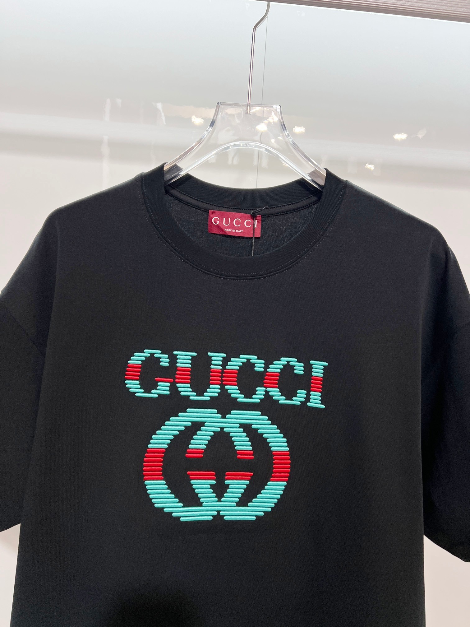 GUCCI Side Webbing Patch Logo Embroidery Shorts Set Style 2