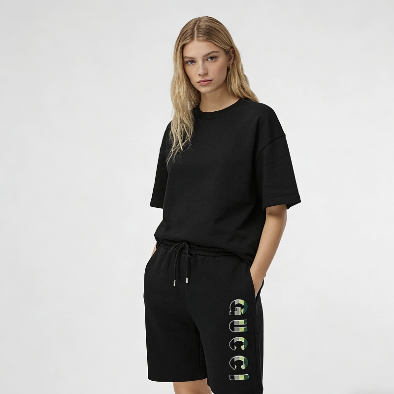 GUCCI Toothbrush Embroidery Shorts Style 2