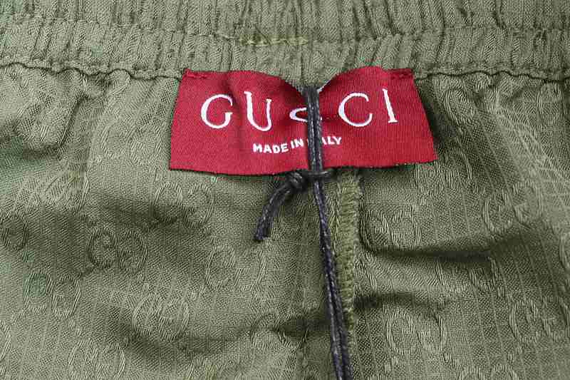 GUCCI Webbing Print Poplin Webbing Print Webbing New Season Shorts Style 1