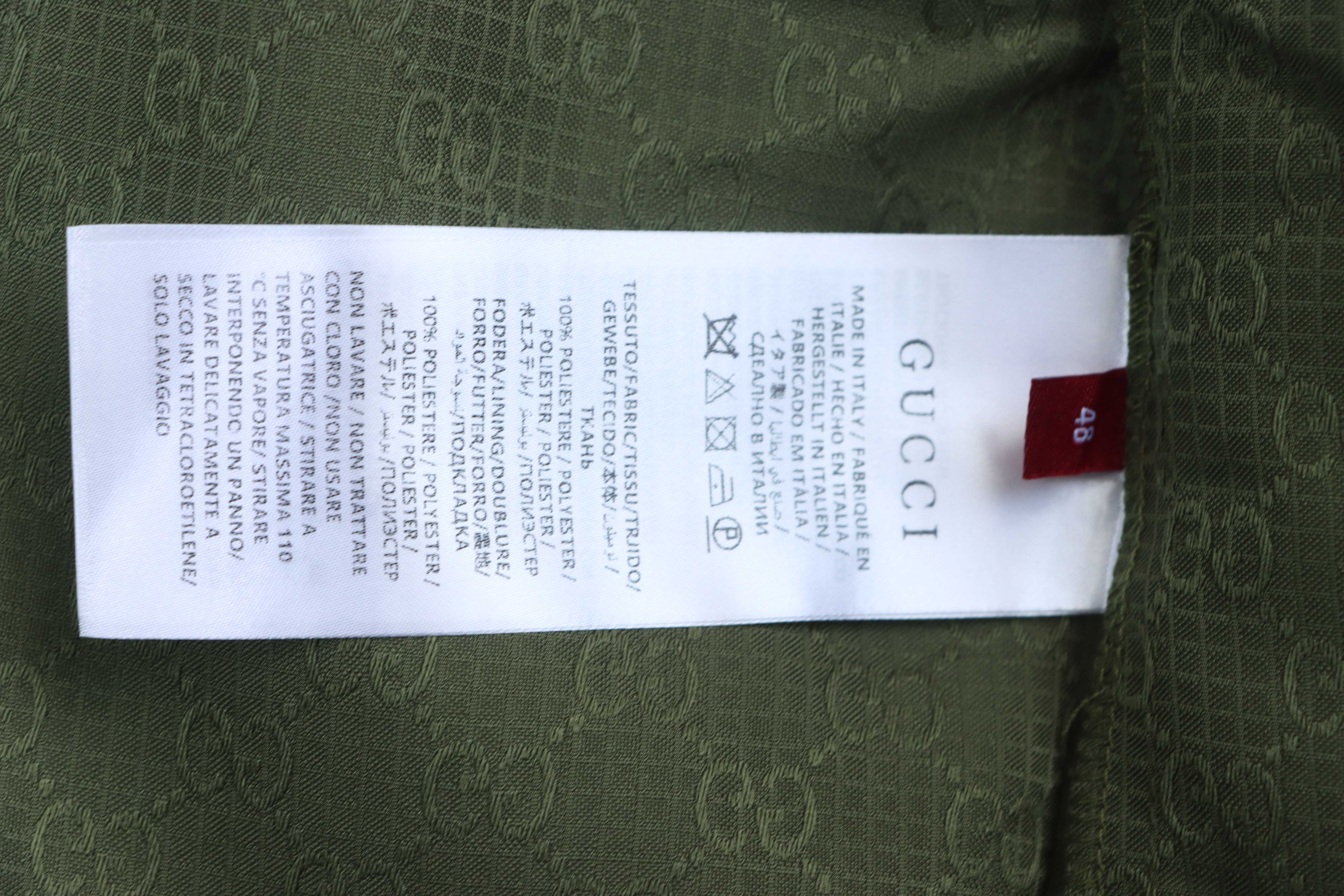 GUCCI Webbing Print Poplin Webbing Print Webbing New Season Shorts Style 1