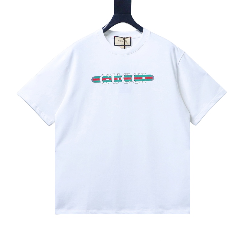 GUCCI Webbing Print Webbing Short Sleeve T-Shirt Style 1
