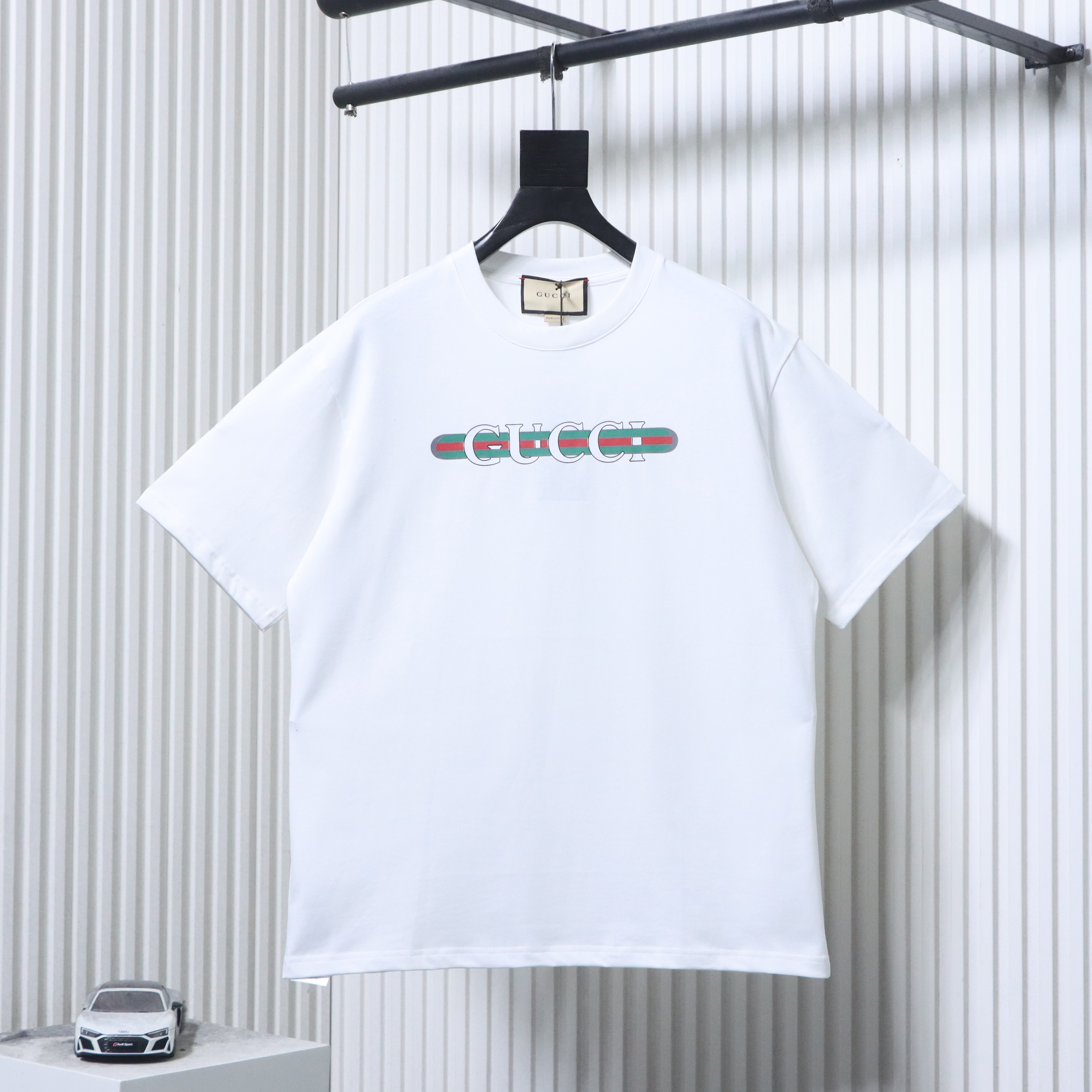 GUCCI Webbing Print Webbing Short Sleeve T-Shirt Style 1