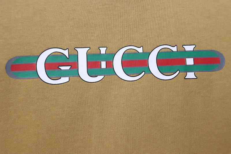 GUCCI Webbing Print Webbing Short Sleeve T-Shirt Style 2