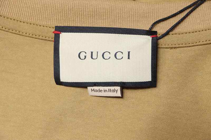 GUCCI Webbing Print Webbing Short Sleeve T-Shirt Style 2
