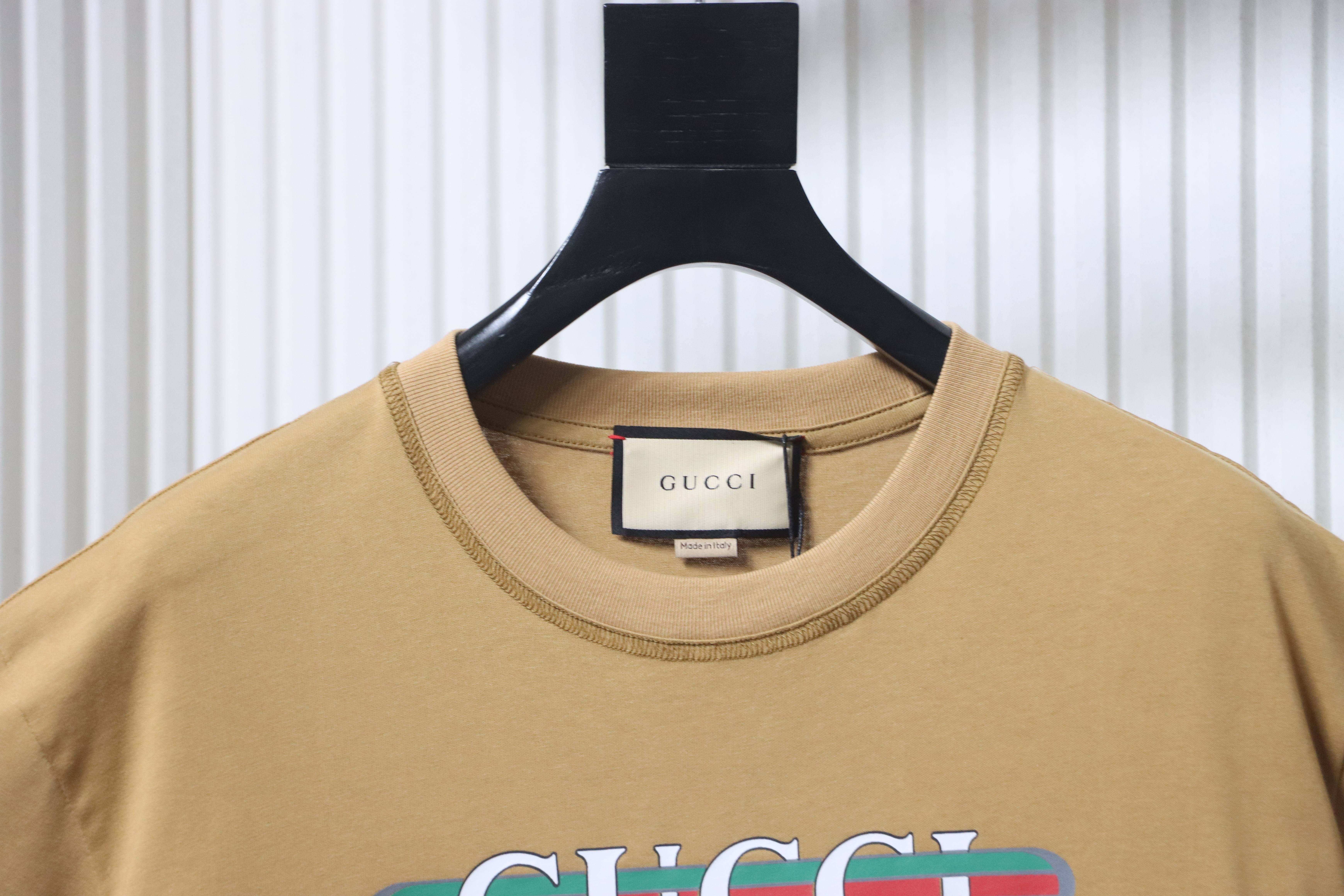 GUCCI Webbing Print Webbing Short Sleeve T-Shirt Style 2