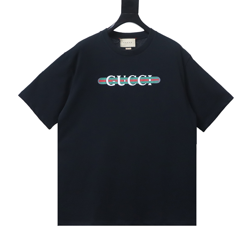GUCCI Webbing Print Webbing Short Sleeve T-Shirt Style 3