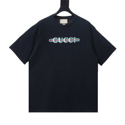 GUCCI Webbing Print Webbing Short Sleeve T-Shirt Style 3 01