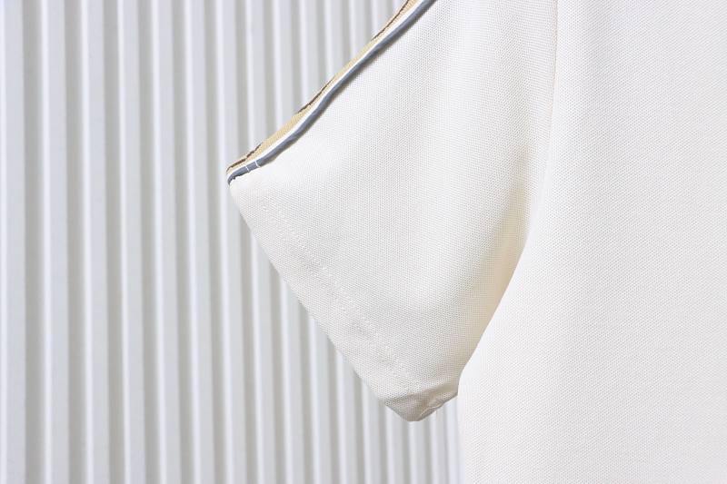 GUCCI Webbing Reflective Webbing Short Sleeve Polo Shirt Style 1