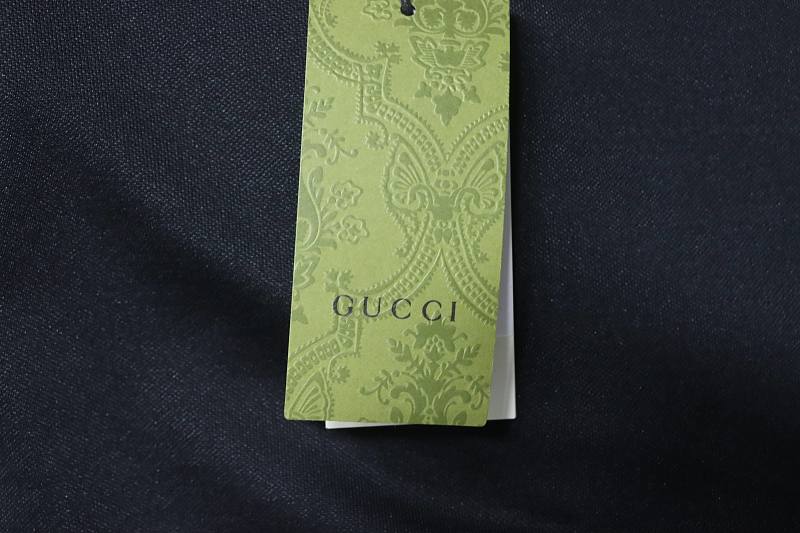 GUCCI Webbing Reflective Webbing Short Sleeve Polo Shirt Style 2