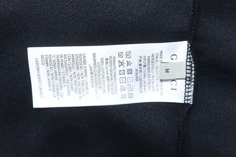GUCCI Webbing Reflective Webbing Short Sleeve Polo Shirt Style 2