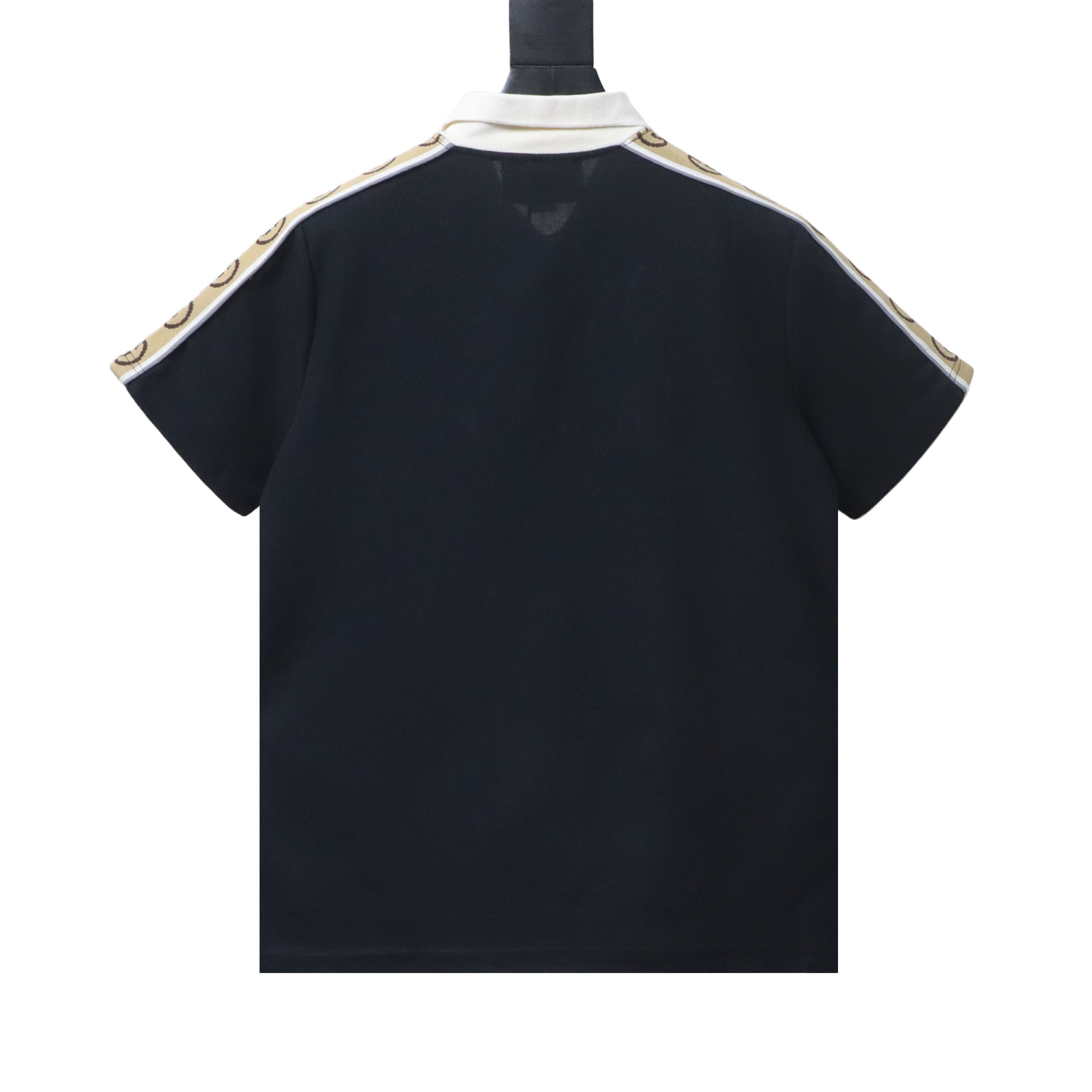 GUCCI Webbing Reflective Webbing Short Sleeve Polo Shirt Style 2