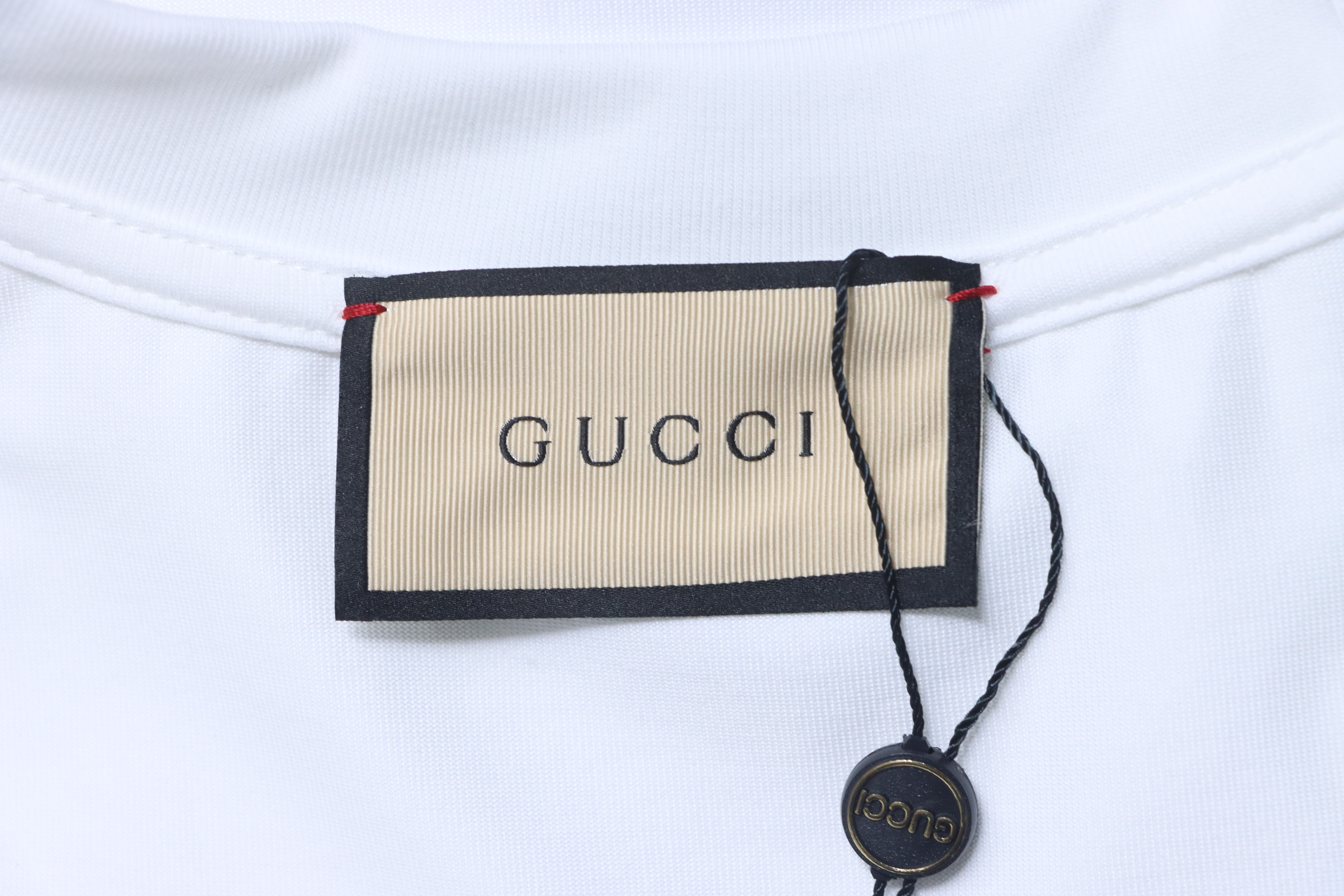 GUCCI Year of the Horse Print Short Sleeve T-Shirt