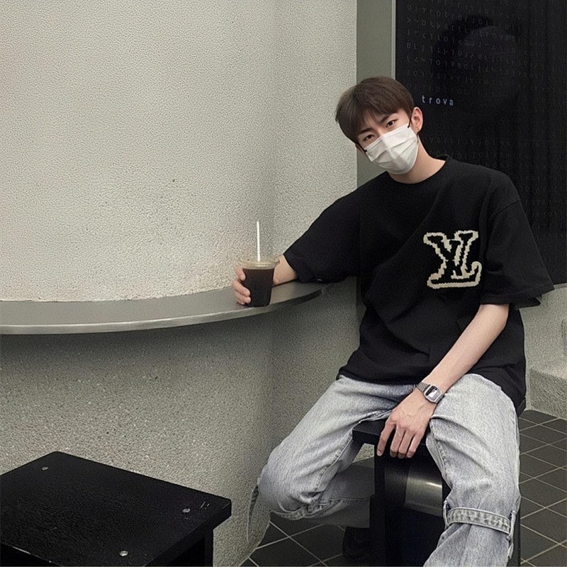 LOUIS VUITTON 23SS Letter Monogram Short Sleeve T-Shirt