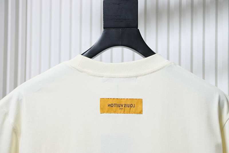 LOUIS VUITTON 24SS Letter Embroidery Short Sleeve T-Shirt