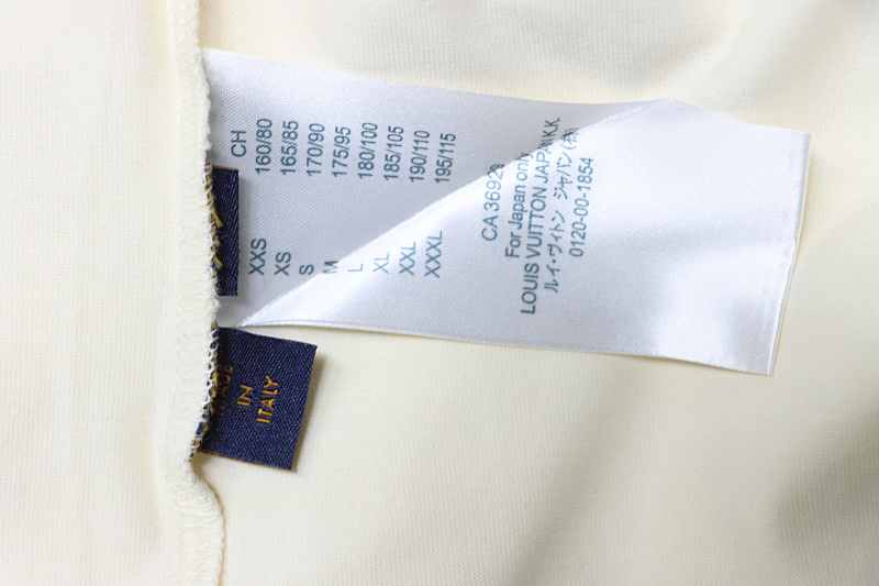 LOUIS VUITTON 24SS Letter Embroidery Short Sleeve T-Shirt